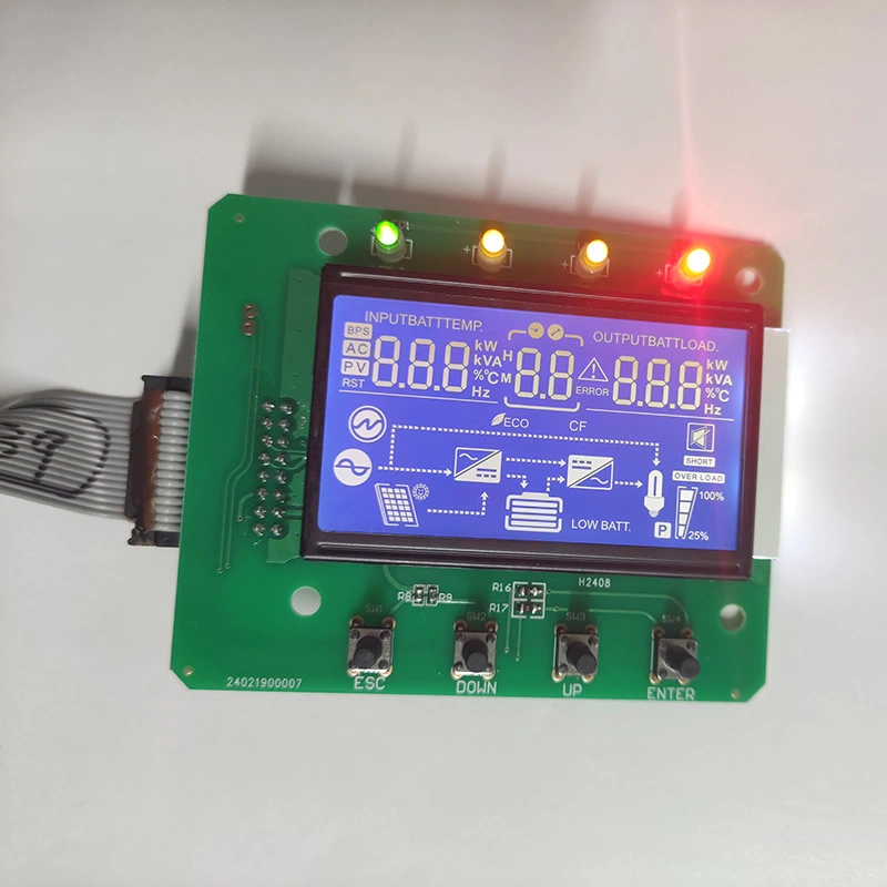 Μονόχρωμη ενότητα οθόνης LCD τμήματος LCD